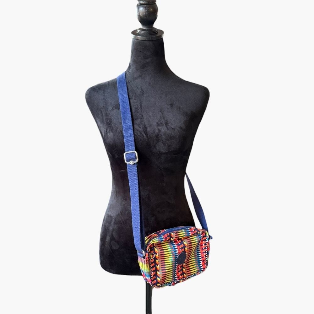 Kipling Multicolor Geometric Print Crossbody Bag … - image 3